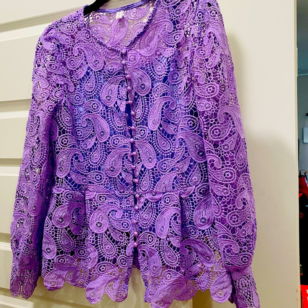 Lovely crochet top, worn only once